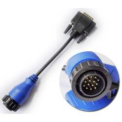 88890034 14 PIN Volvo Adapter for NEXIQ 125032 USB Link + Software Diesel Truck Diagnose Interface